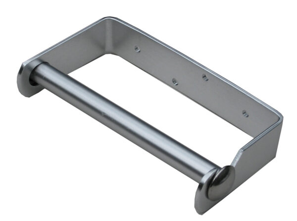 Stainless Steel Toilet Roll Holder - Silver